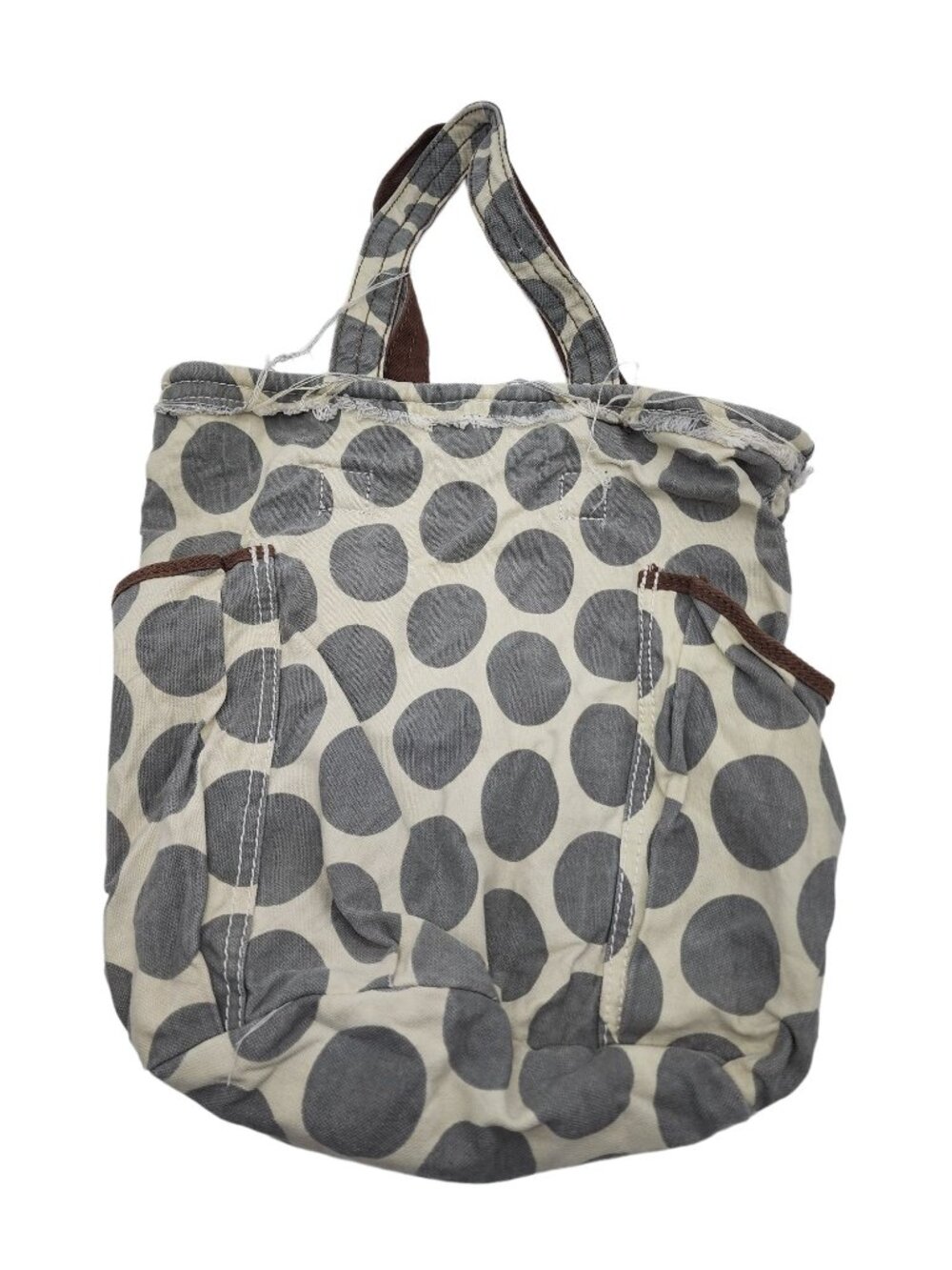 Thirty One Gray Cream all purpose bag 14 x 10 x 7 - Picture 2 of 7